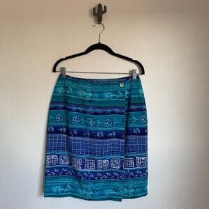 5/$25 Coldwater Creek Floral Wrap Skirt